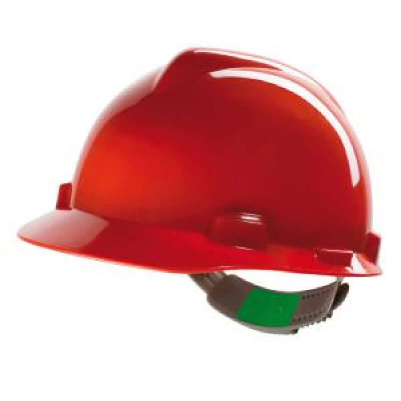 Image of MSA V - Gard Safety Helmet Red
