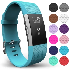 Image of Yousave Activity Tracker Strap Single - Cyan (Small)
