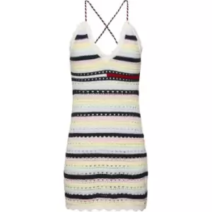 Image of Tommy Jeans Ultra Mini Crochet Dress - Multi
