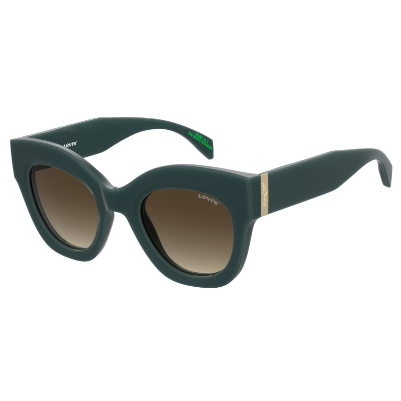 Image of Levis Womens Levis UV Protection Round Sunglasses Green female Ladies