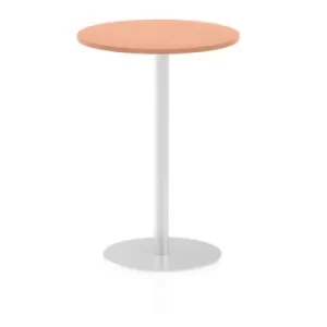 Image of Italia Poseur Table Round 600 Top 1145 High Beech