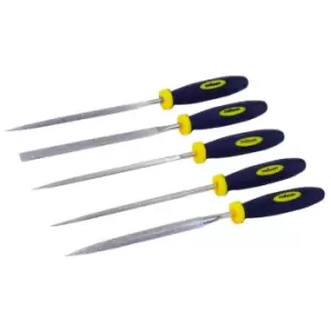Image of Rolson 5 Piece 140mm Diamond Coated File Set