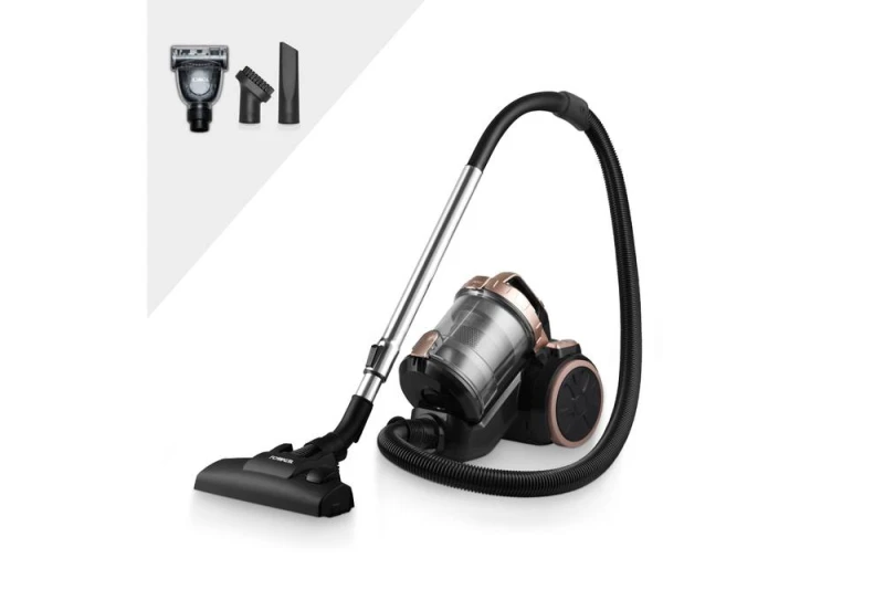 Image of Tower T102004BLGPET 1.5L Cylinder Vacuum Cleaner Rose Gold with Pet Tool in Black Unisex