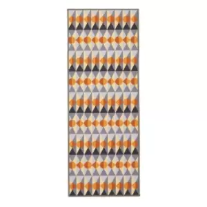 Image of Stalybridge 57x150cm Geo Runner Mat - Multi-Coloured