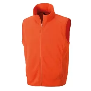 Image of Result Core Mens Micro Fleece Gilet (M) (Orange)