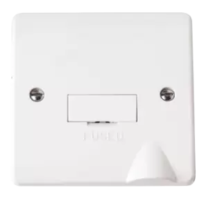 Image of Click Scolmore Mode 3A 1 Gang Fused Spur Polar White - CMA049