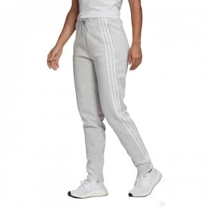 Image of adidas Womens 3-Stripes Doubleknit Pants - Grey/White