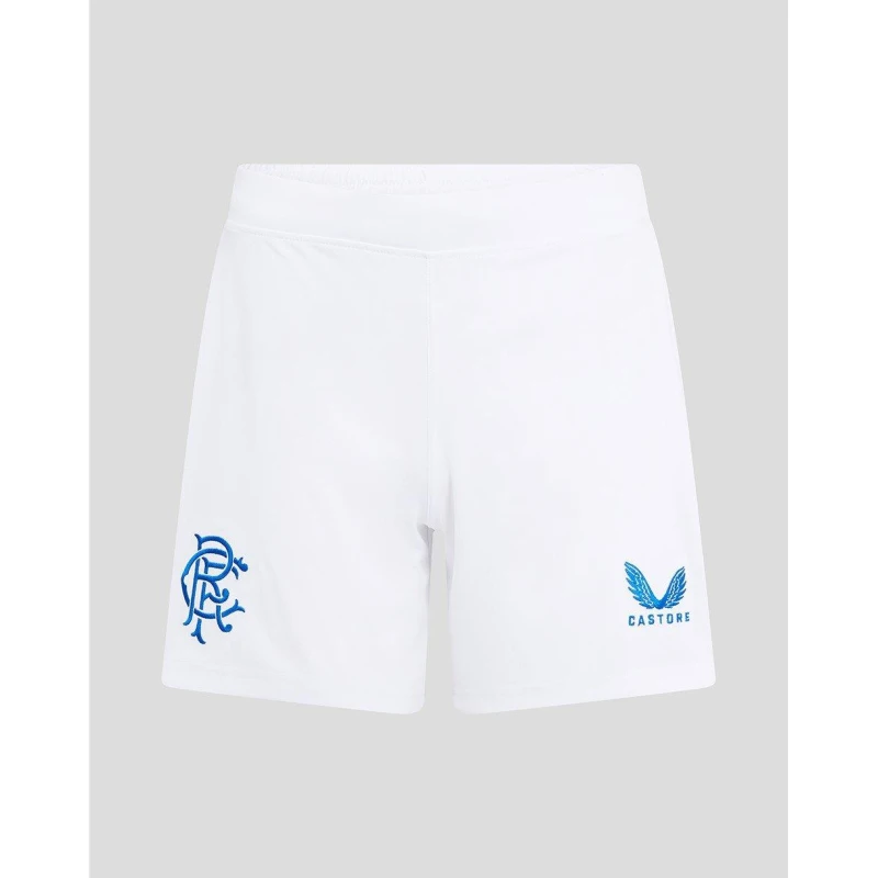 Image of Castore Rangers Home Shorts 2024 2025 Womens - White White 10