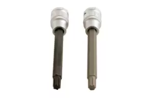 Image of Laser Tools 5092 Ribe Profile Bit Set - 2pc Chrome Vanadium