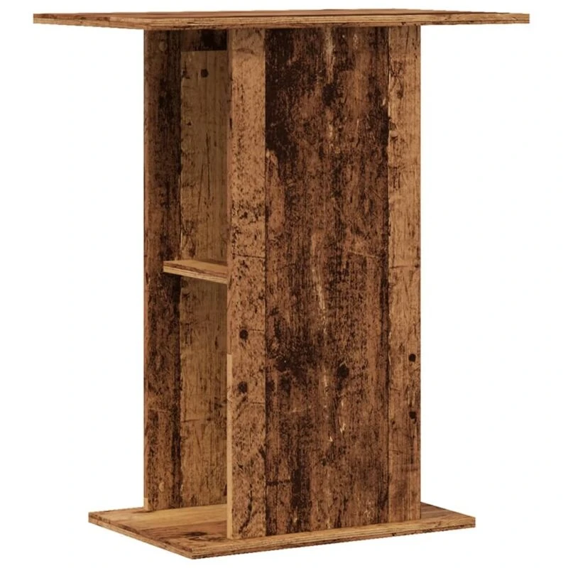 Image of vidaXL Aquarium Stand Old Wood 36x60.5x72.5cm Engineered Wood, Brown 857288