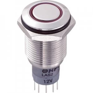 Image of TRU COMPONENTS LAS2GQF 22ER12VSP Tamper proof pushbutton 250 V AC 3 A 2 x OnOn momentary