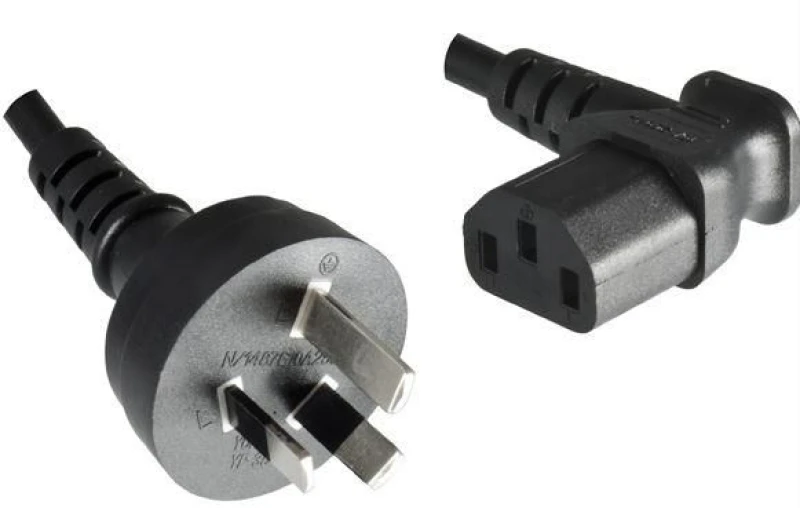 Image of Microconnect PE010418AUSTRALIA-A power cable Black 1.8 m Power plug ty