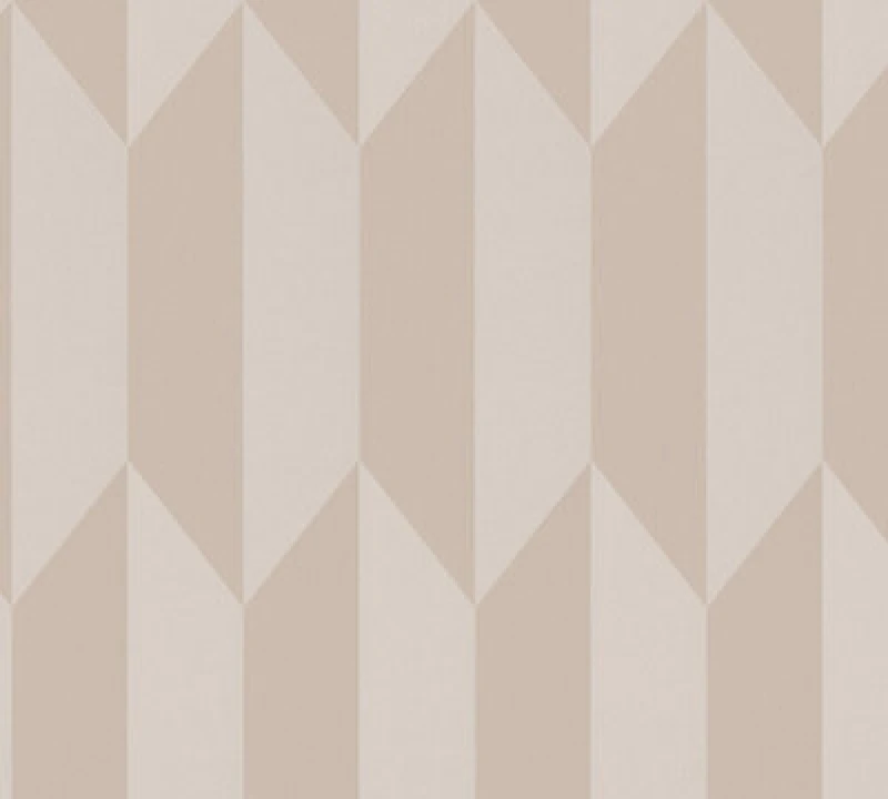 Image of As Creation Beige Chevron Geometric Wallpaper 79086-1