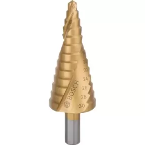 Image of 2608587430 HSS-Tin 6-30mm Step Drill Bit