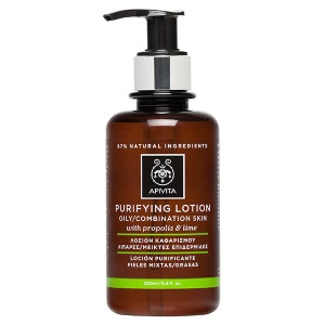 Image of Apivita Purifying Lotion Purifying Toning Lotion for Oily / Mixed Skin with Propolis and Citrus 200ml