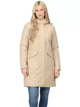 Image of Regatta Romine Waterproof Insulated Jacket - Beige, Beige, Size 18, Women