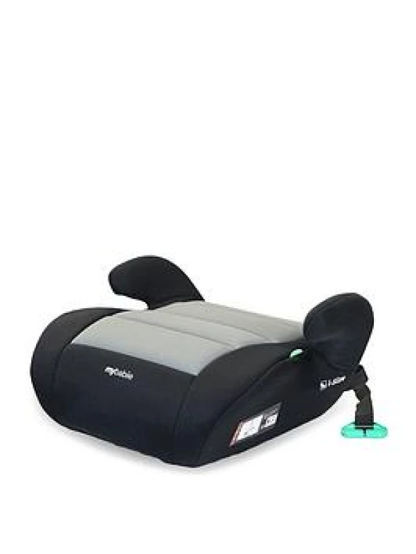 Image of My Babiie Booster Car Seat - Grey Black (Group 2/3), Grey/Black Grey/Black W5VPL Unisex