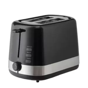 Image of Dunelm 2 Slice Black Toaster