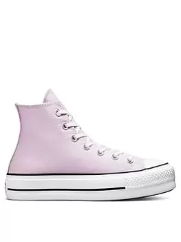 Image of Converse Chuck Taylor All Star Lift Canvas Hi - Amethyst, Amethyst, Size 5, Women