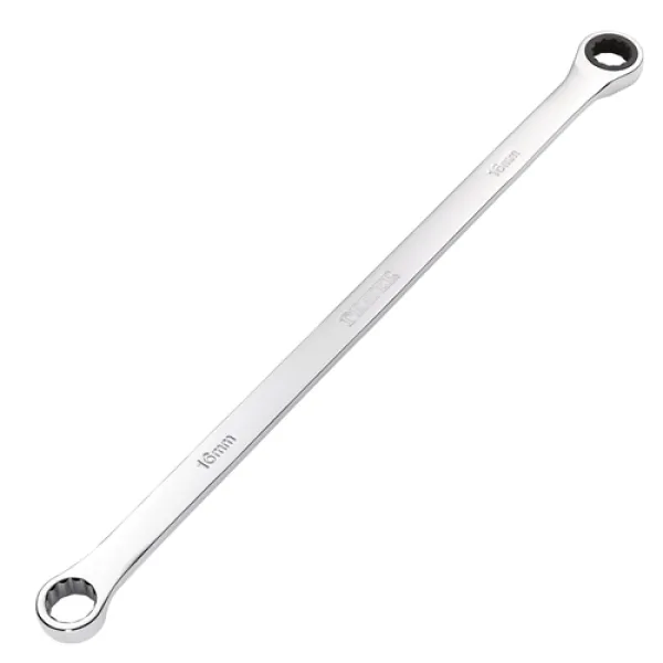 Image of Draper HI-TORQ Metric Extra-Long Double Ring Ratchet Spanner, 16mm