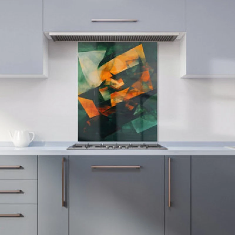 Image of Warren Reed Designer Sharp Triangles Kitchen Splashback