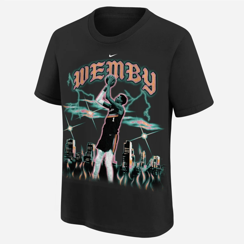 Image of Nike NBA City Edition Player T-Shirt Juniors SanAntonioSpurs unisex 8 Yr (S)