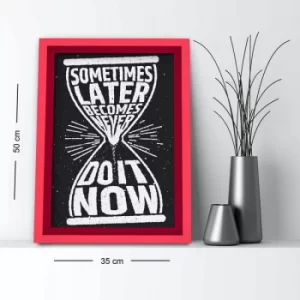 Image of 3550AHS-018 Multicolor Decorative Framed MDF Painting