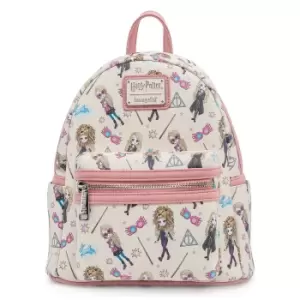 Image of Loungefly Harry Potter Luna Lovegood AOP Mini Backpack