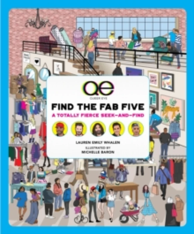 Image of Queer Eye: Find the Fab Five. Hardback. By Lauren Emily Whalen Books