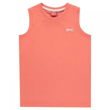 Image of Slazenger Sleeveless T-Shirt Junior Boys - Coral