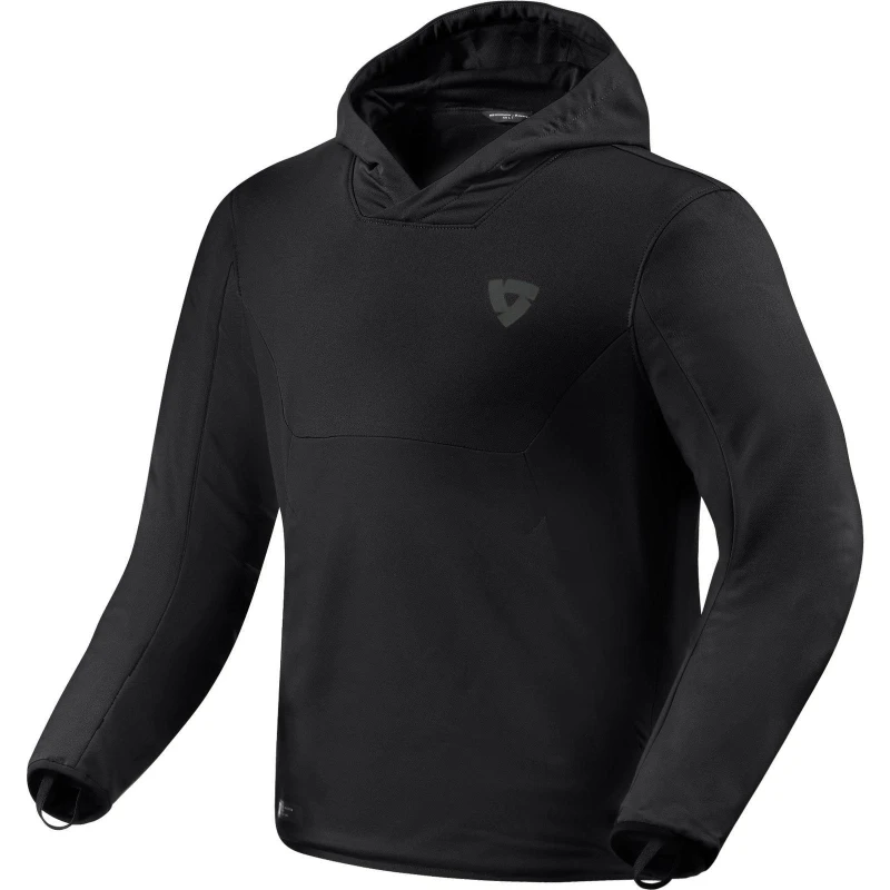 Image of Rev It Andon Motorcycle Hoodie M Black Black