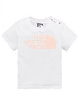Image of The North Face Infant Girls Easy T-Shirt - White