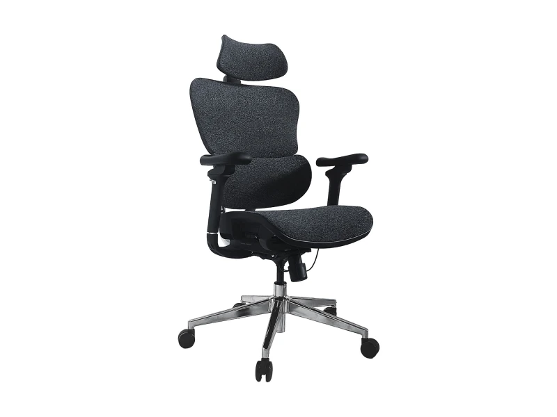 Image of Equip Ergonomic Premium Office Chair with Headrest and Armrests. Blue