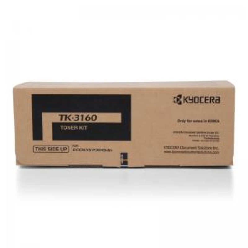 Image of OEM Kyocera TK3160 Black 12500 Pages Original Toner