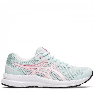 Image of Asics Gel Contend 7 Running Shoes Juniors - Aqua/White