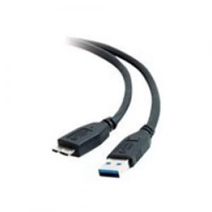 Image of C2G CablesToGo 1m USB 3.0 AM-MICRO BM CBL BLK
