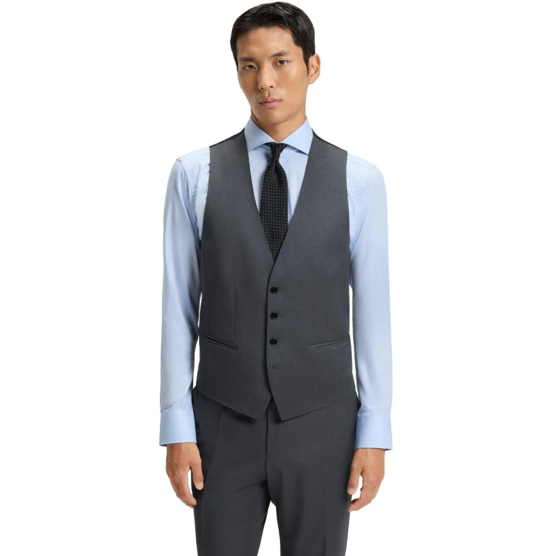 Image of Boss Mens Huge Formal Vest Dark Grey male 34 (44)