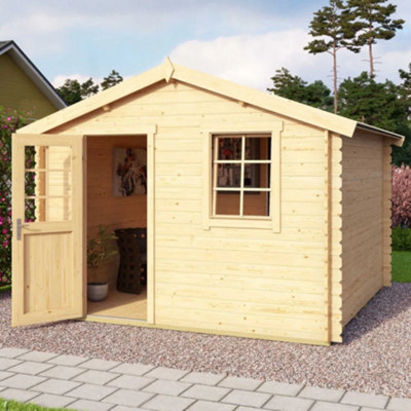 Image of Lasita Maja Lasita Osland Wels 3 - 3.0M X 3.0M - 28mm Wall Logs