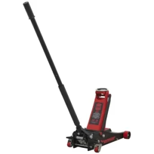 Image of Sealey 2501LE Trolley Jack 2.5tonne Low Entry with Rocket Lift