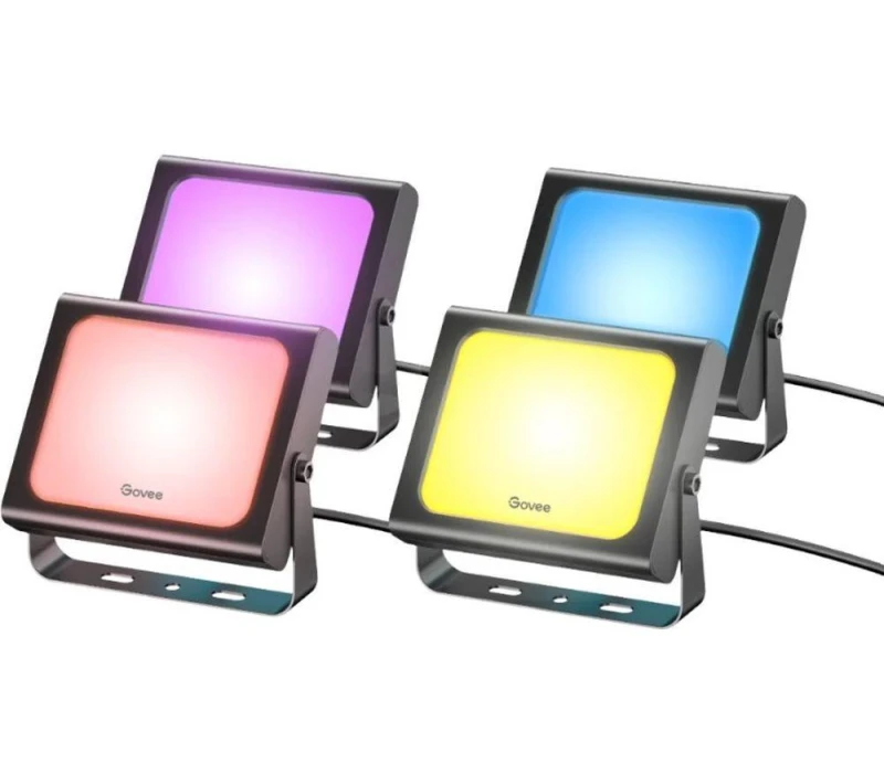 Image of GOVEE H7060 RGBICWW LED Smart Flood Light - Pack of 4 6974316991472