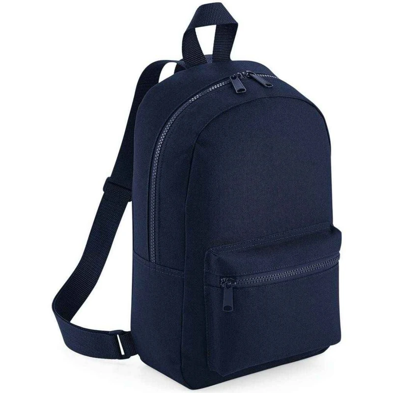 Image of Bagbase Mens Essential Fashion Mini Backpack in Navy Navy Male