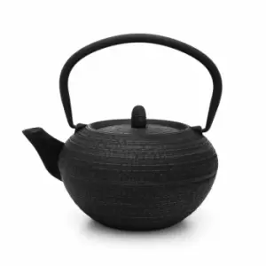 Image of Bredemeijer Teapot Tibet Design In Cast Iron Capacity 1.2L