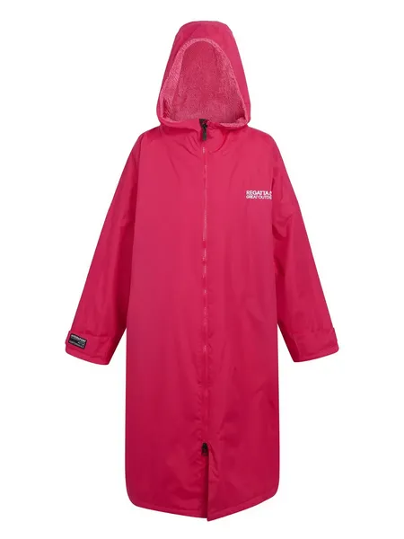 Image of Regatta Women Adult Waterproof Fleece Lined Robe Jacket L - Chest 41-42' (104-106.5cm) Pink Potion RUW007-D4D-L