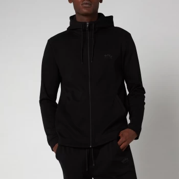 Image of Hugo Boss Athleisure Saggy Zip Through Hoodie Black Size S Men