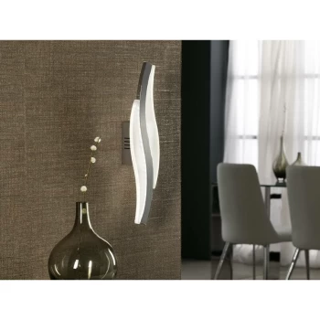 Image of Schuller Lighting - Schuller Sintra - Integrated LED Wall Lamp Chrome