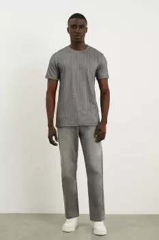 Image of Grey Straight Fit Jean