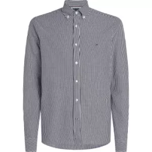 Image of Tommy Hilfiger 1985 Knit Stripe Sf Shirt - Blue