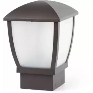 Image of Wilma H34 dark gray garden bollard 1 bulb