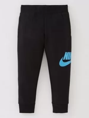 Image of Nike Metallic Hbr Fleece Pant, Black, Size 4-5 Years, Women