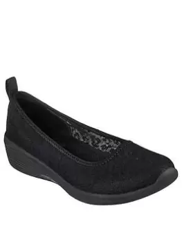 Image of Skechers Arya Ballerina - Black, Size 7, Women